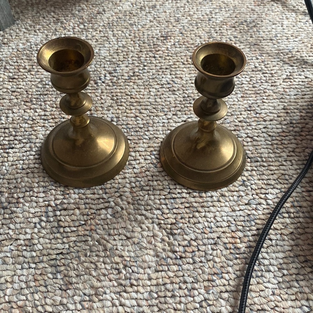 Vintage candleholders